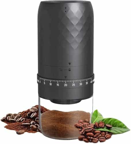 SIGBOT Coffee Grinders for Home Use,Portable Burr Coffee Bean Grinder Electric with Cleaning Brush,10 Cups Per Charge,Espresso Grinder for Travel, Camping, Home & Office.