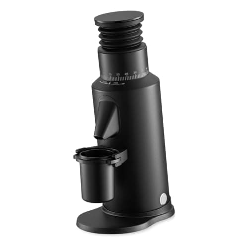 beanglass T64 Single Dose Coffee Grinder, 64mm Flat Burrs Electric Espresso Grinder (Black)