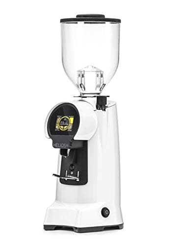 Eureka Helios 65 Commercial Espresso Grinder, Touchscreen, 65mm Burrs, Programmable, Stepless (White)