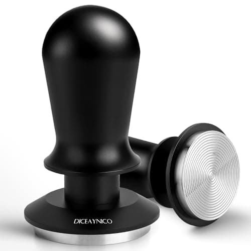 Diceaynico Coffee Tamper 51mm - with Sound Feedback 30lb Spring-Loaded Tamper Barista Espresso Tamper Anti-Tilt Base, Ergonomic Handle, 304 Stainless Steel