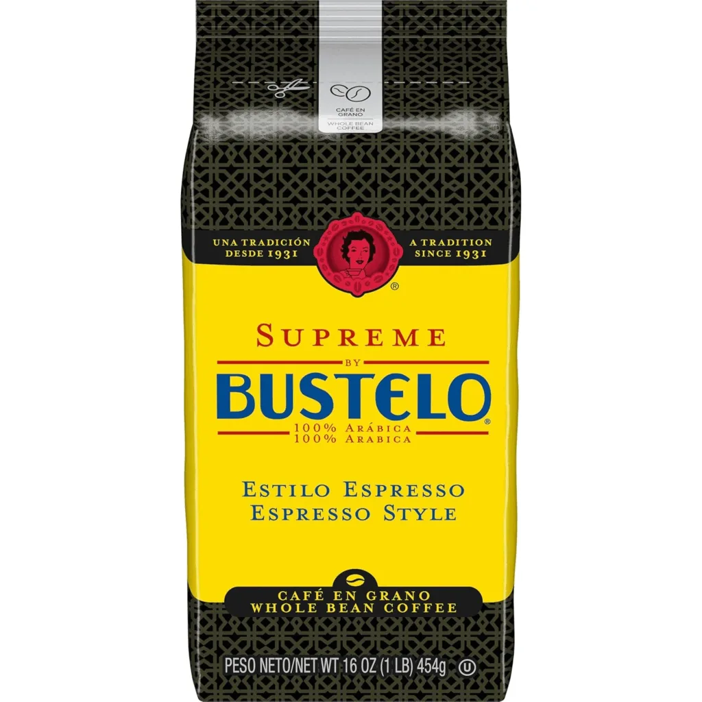 Café Bustelo Supreme — Espresso Style Dark Roast, Whole Bean