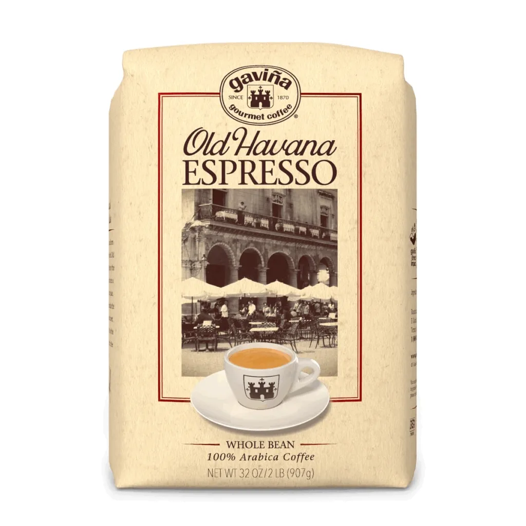 The 5 Best Espresso Beans For Sale (Rich Crema & Flavor) 2 Gaviña Old Havana Espresso Beans