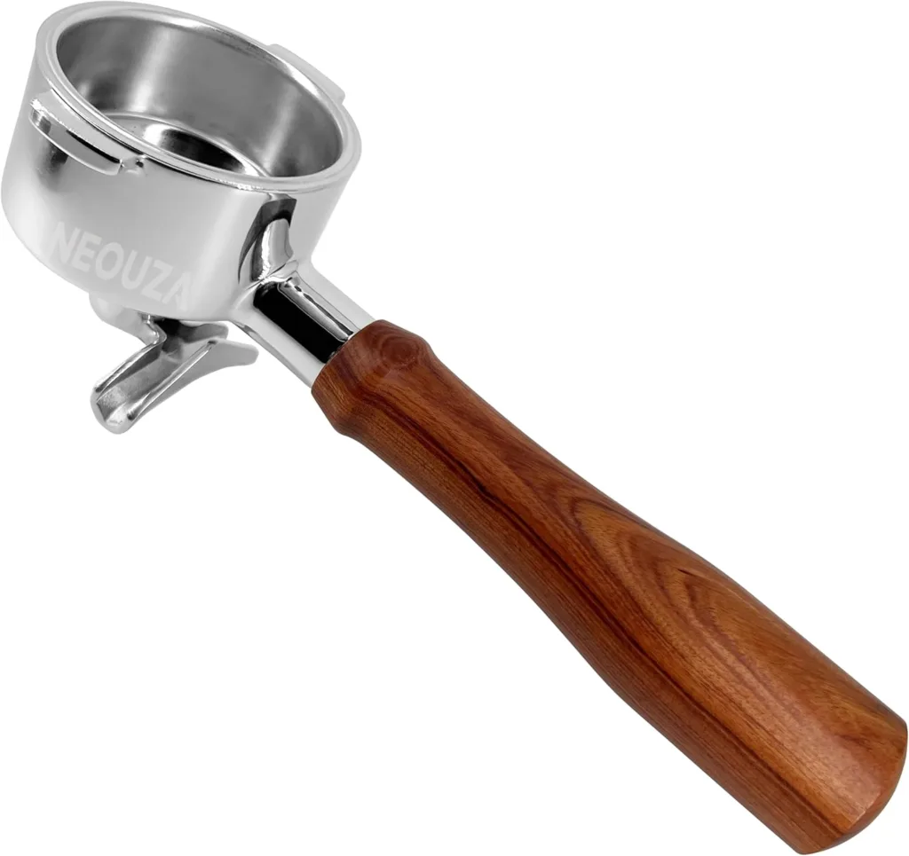 Neouza Wooden Handle Portafilter
