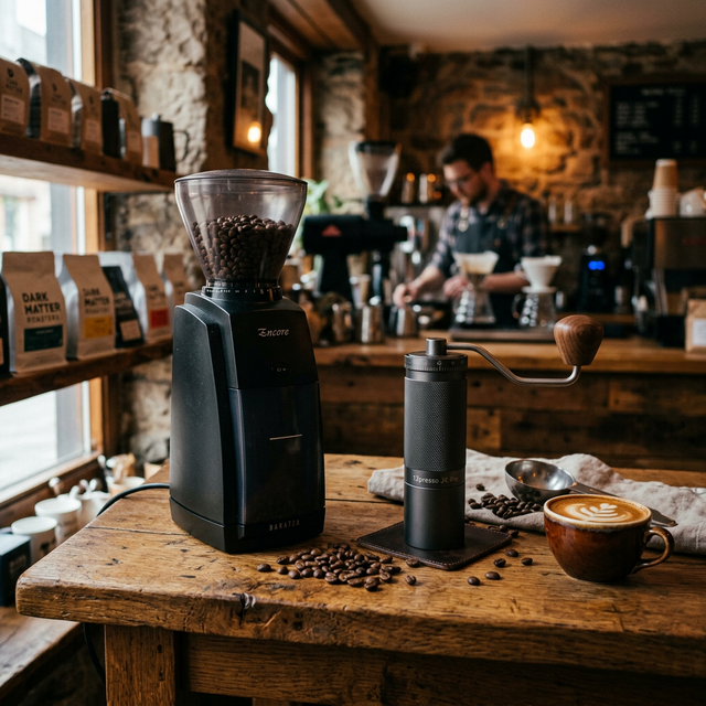 Best Espresso Grinder Under $300 in a home espresso setup