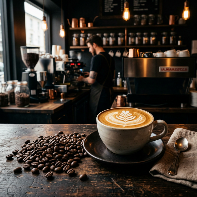 Best Organic Espresso Beans in a home espresso setup