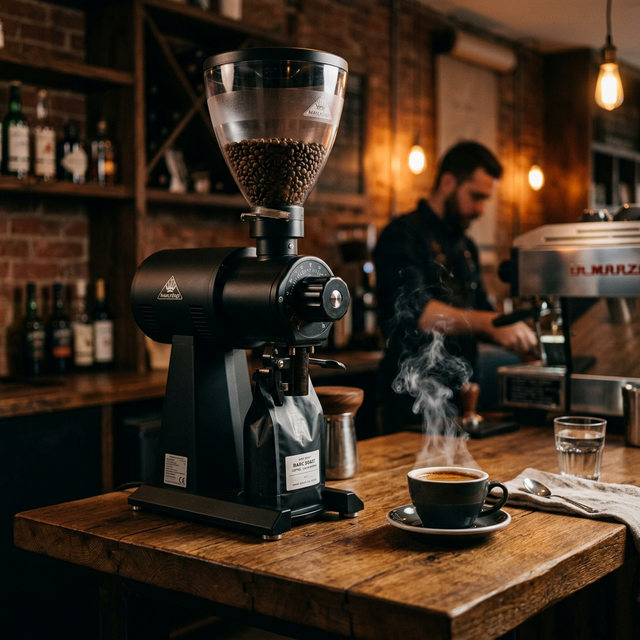 Best Quiet Espresso Grinder in a home espresso setup