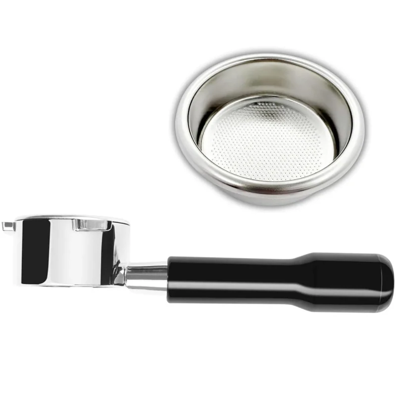 54mm Bottomless Portafilter with 18–20g Basket, Naked Espresso Portafilter Compatible with Breville Barista Express, Barista Pro, Barista Touch, Bambino Plus, Infuser Espresso Machines