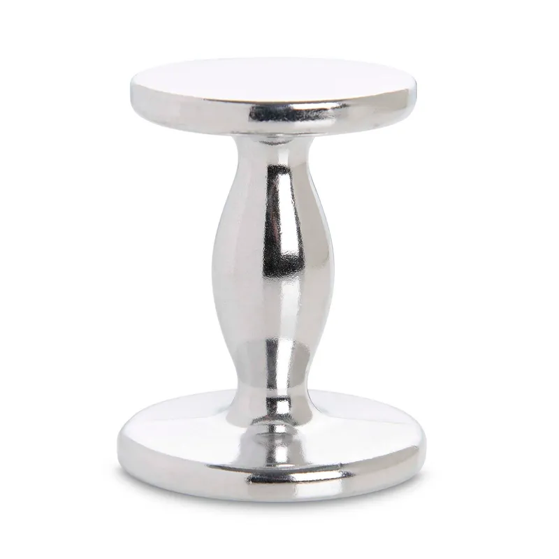 Fino Dual-Sided Espresso Tamper, Heavyweight Aluminum, 4-Ounce, Dual 48-Millimeter and 53-Millimeter Ends for Espresso Machines
