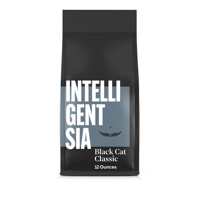 Intelligentsia Coffee, Light Roast Whole Bean Coffee, 100% Arabica Coffee - Black Cat Classic Espresso 12 Ounce Bag Black Cat Classic 12 Ounce (Pack of 1)