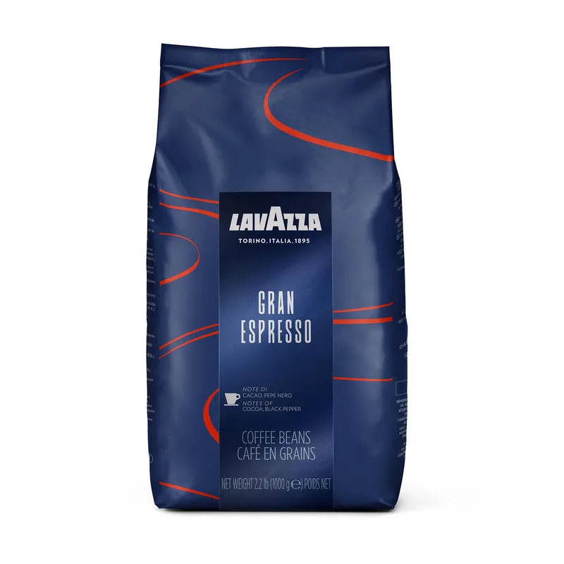Lavazza Gran Espresso Whole Bean Coffee Blend, Medium Espresso Roast, Bag 2.2 LB (Pack of 1), Balanced and rich flavor with notes of cocoa Gran Espresso 35.2 Ounce (Pack of 1)