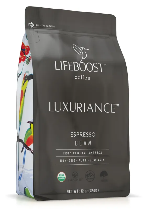 Lifeboost Organic Espresso Whole Bean Coffee