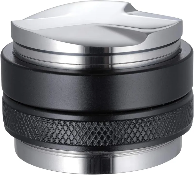 MATOW 53mm Coffee Distributor and Tamper, Dual Head Coffee Leveler Compatible with Breville 54mm Portafilter, Adjustable Depth- Professional Espresso Hand Tampers