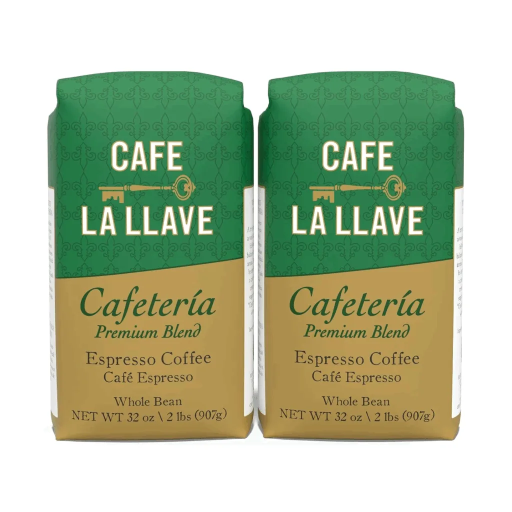 Café La Llave Whole Bean Espresso Coffee — Premium Dark Roast