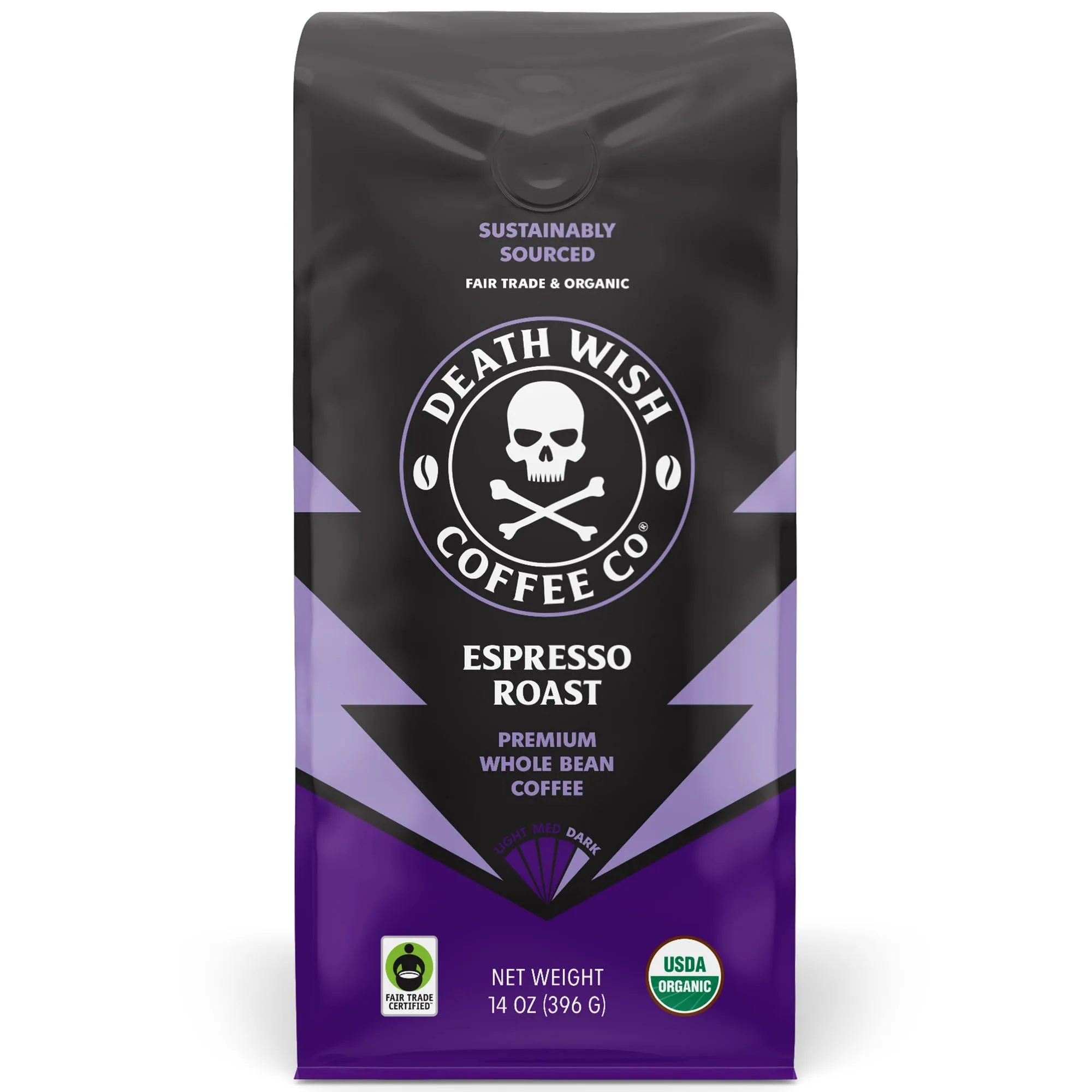 Death Wish Coffee Espresso Roast Whole Bean