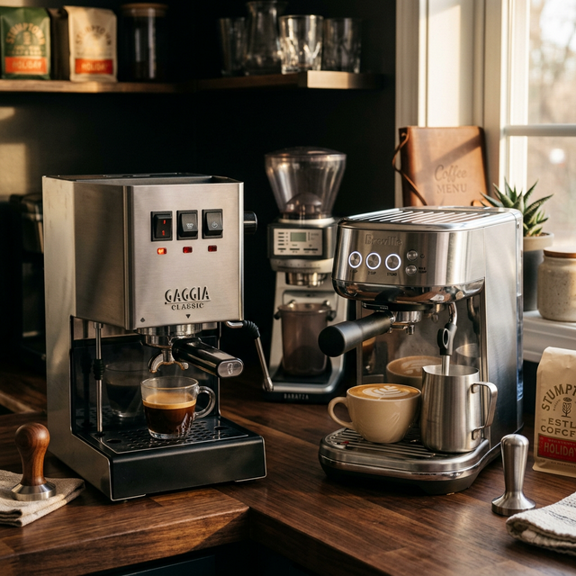 Gaggia Classic Pro vs Breville Bambino Plus: The $400 Showdown